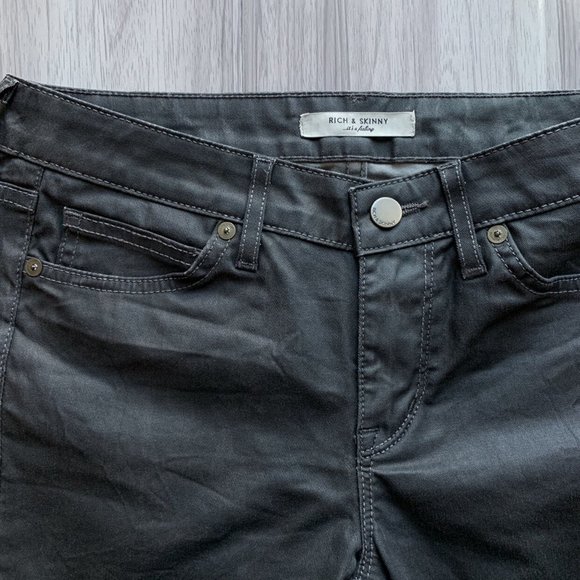 Rich & Skinny Wax Denim Pants - Picture 3 of 13